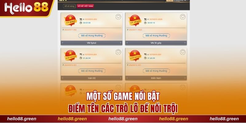 3 loại hình lô đề phổ biến tại sảnh game   