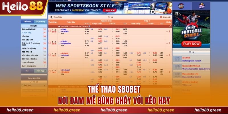 thể thao Sbobet